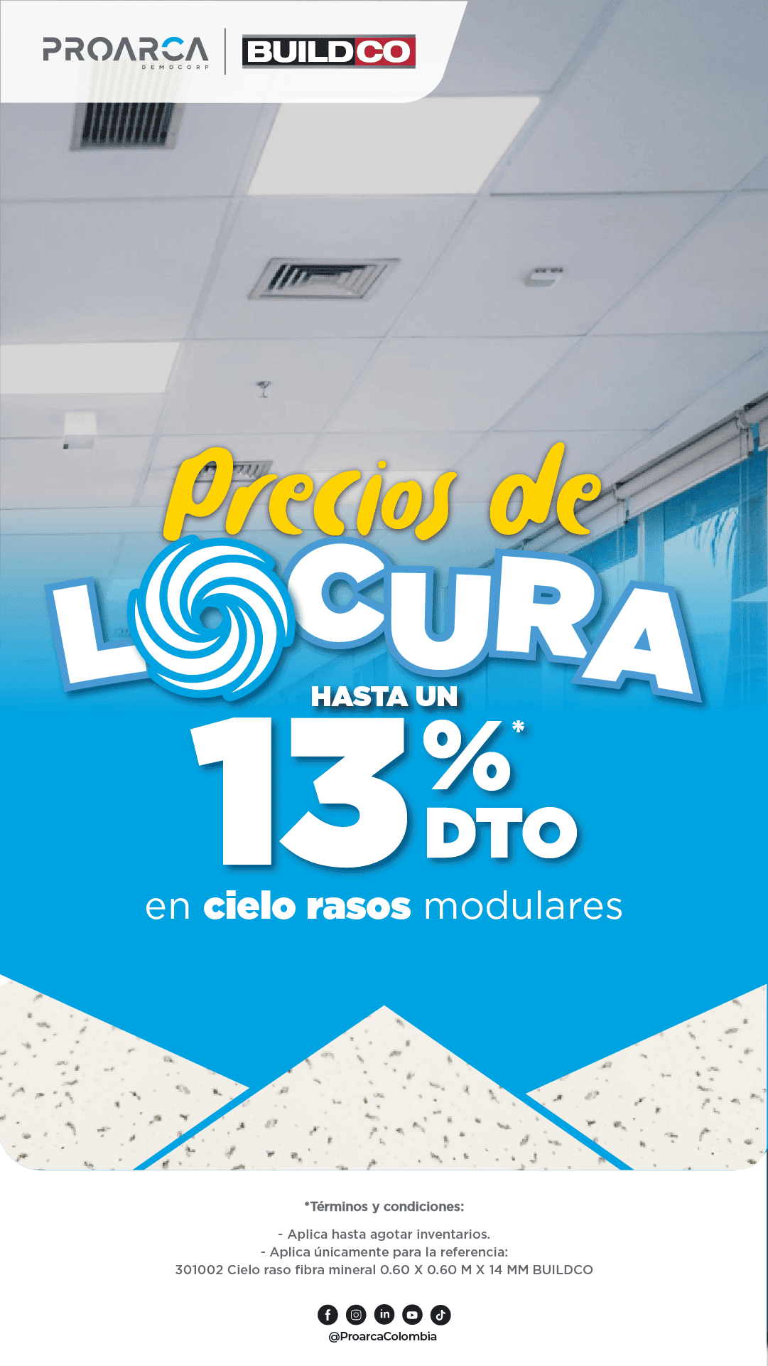 Promo cielo raso